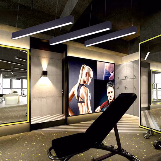 40W 4000lm CE SAA アルミニウム堅いストリップ LED オフィス ペンダント リニア ライト