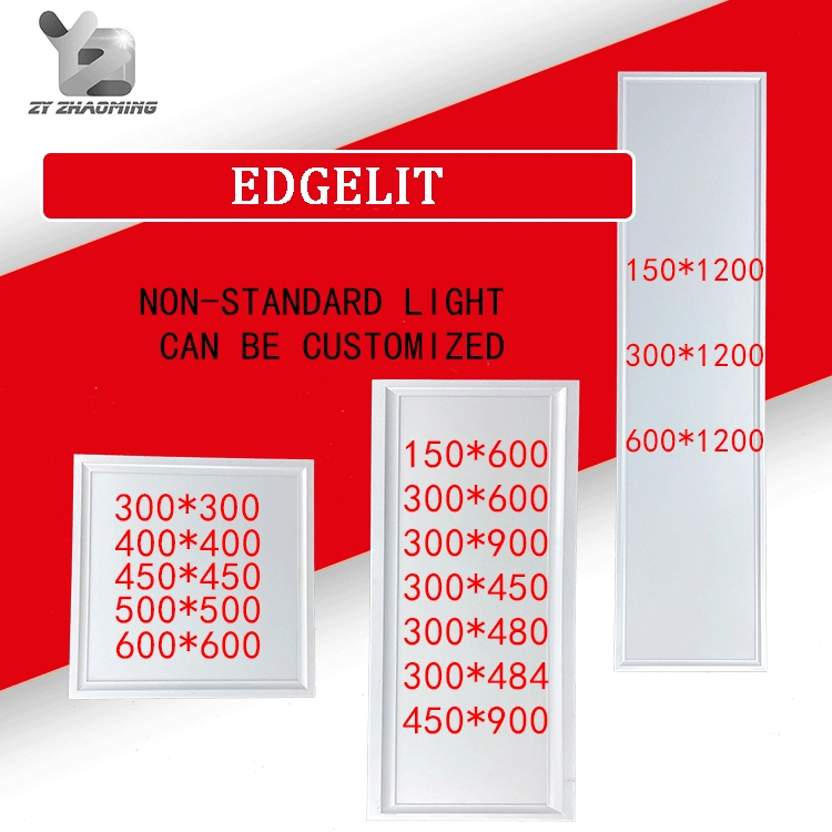 Made in China Ultra Thin Square SMD Slim Aluminum Iron 18W 24W 48W 5000 Lumen Ceiling Recessed LED Panel Light Iluminació N De Paneles LED