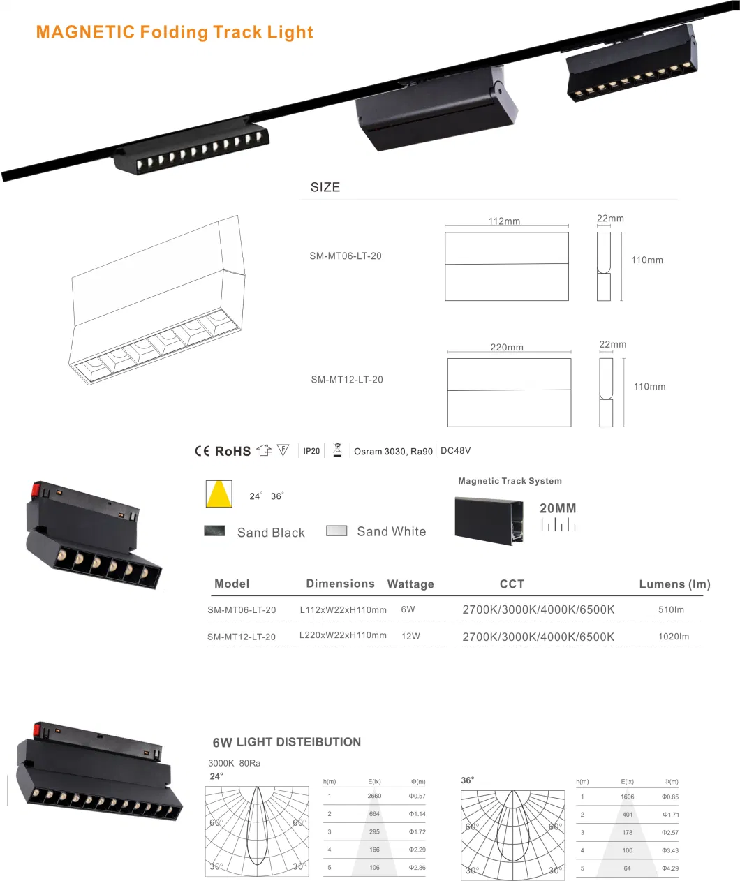 New Designer Tendencia Modern Recessed Indoor Lighting 12W 25W 30W 45W Home Commercial Linear 48V Magnetic LED Track Light