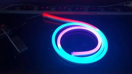 LED ネオンフレックス IP65 クリスマス装飾屋外照明抗 UV RGB テープ LED チューブ電源ストリップネオンロープフレックスストリップライト